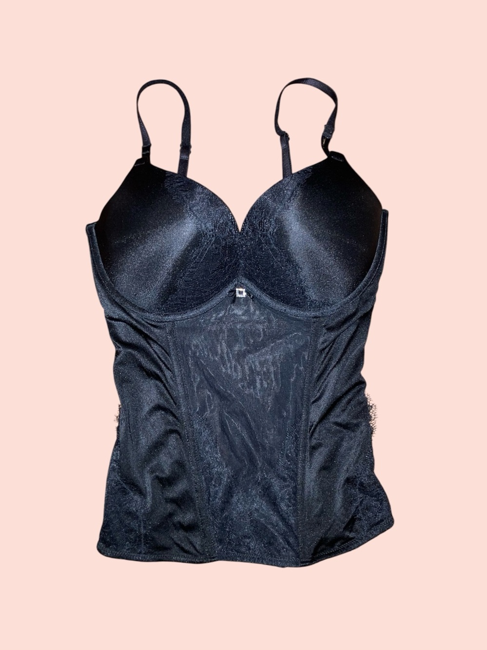 Black Lace Bombshell Bustier Corset